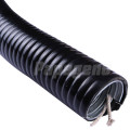 Conduit de PVC inséré dans du fil de coton et hautement flexible